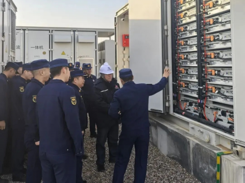 以练筑防！！GALAXY银河国际电气盐池储能电站开展消防专项行动